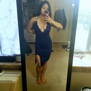 Sean with Oh polly mini dress